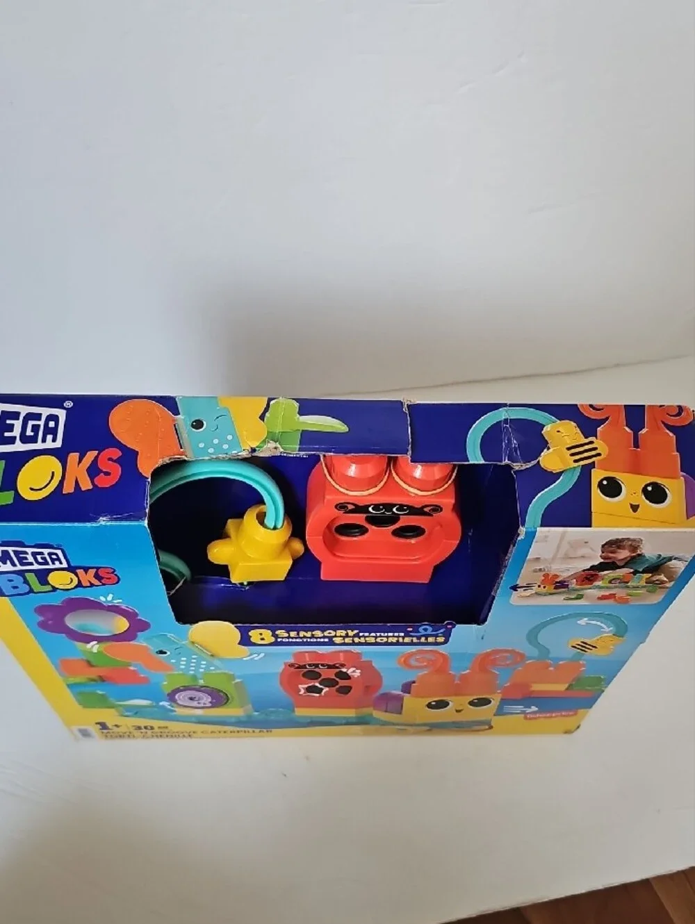 Mega Bloks Fisher-Price Move 'n Groove Caterpillar - Red and Yellow NWT
